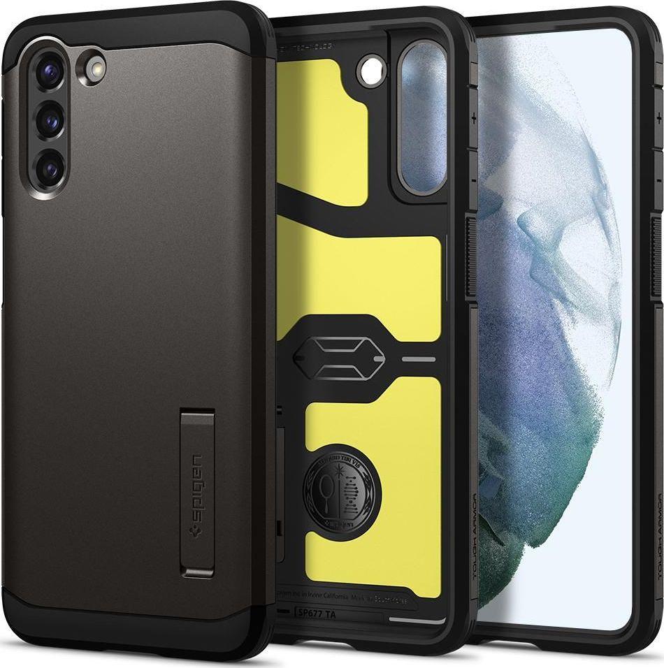 Spigen Etui Tough Armor Gunmetal do Galaxy S21(8809756642647-ACS02426) 1
