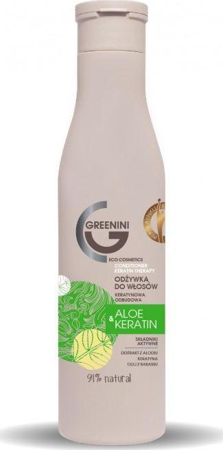 Greenini Odbudowująca Odżywka do Włosów Aloes i Keratyna 250 ml 1