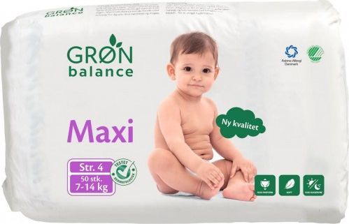 Gron Balance Pieluszki Maxi 4, 7-14 kg, 50 szt. 1