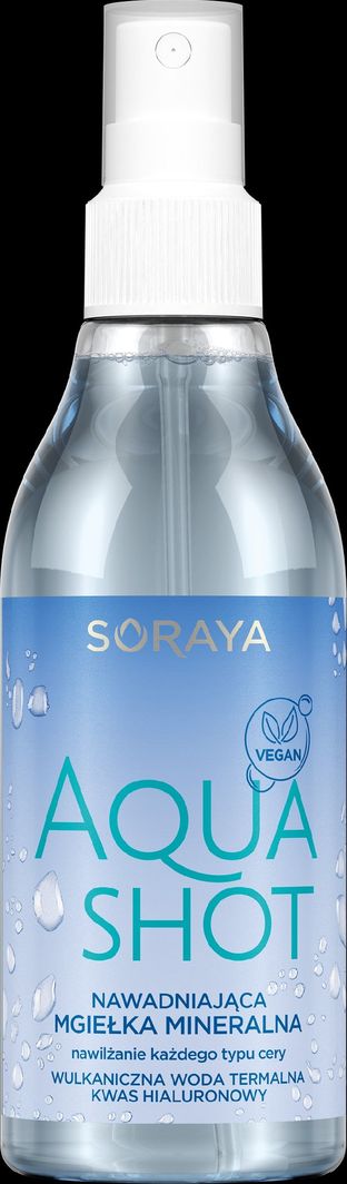 Soraya Aqua Shot nawadniająca mgiełka mineralna 200ml 1
