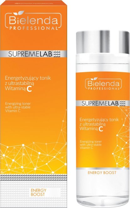 Bielenda SupremeLab Energy Boost energetyzujący tonik z ultrastabilną witaminą C 200ml 1