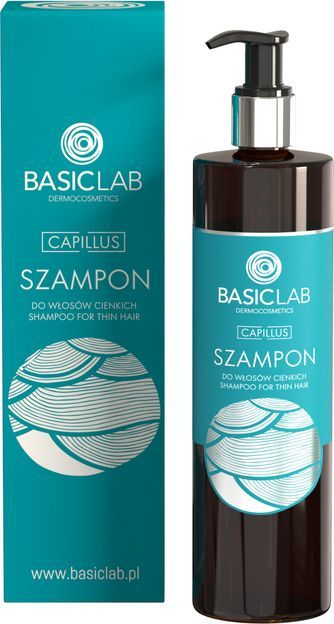 Basiclab Capillus szampon do włosów cienkich 300ml 1