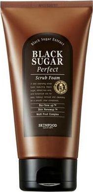 Skinfood Black Sugar Perfect Scrub Foam złuszczająca pianka do twarzy z cukrem trzcinowym 180g 1