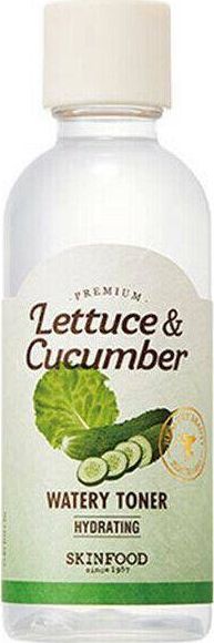 Skinfood Premium Lettuce &Cucumber Watery Toner tonik do twarzy z sałatą i ogórkiem 180ml 1