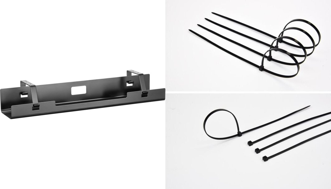 Organizer Mozos Organizer Mozos Maskownica Czarny 1 sztuka (OCUD11-BK) + Opaska zaciskowa Czarny 100 sztuk (MCABLE-L) 1