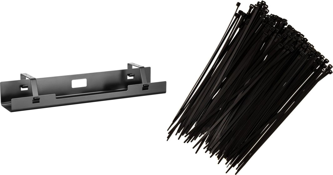 Organizer Mozos Organizer Mozos Maskownica Czarny 1 sztuka (OCUD11-BK) + Opaska zaciskowa Czarny 100 sztuk (MCABLE-S) 1