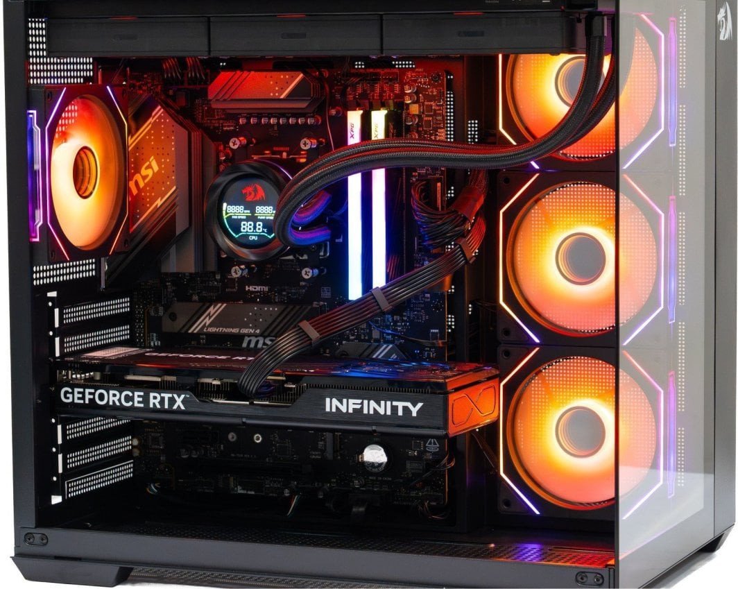 Komputer Game X G500, Ryzen 7 9700X, 32 GB, RTX 5080, 1 TB M.2 PCIe Windows 11 Home 1