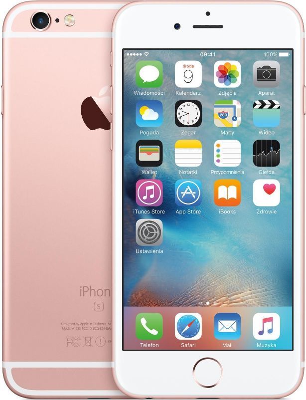 Smartfon Apple 6s 2/64GB Różowy  (MKQR2 ) 1