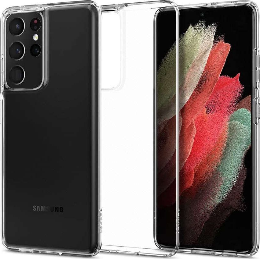 Spigen Spigen Liquid Crystal Galaxy S21 Ultra crystal clear 1