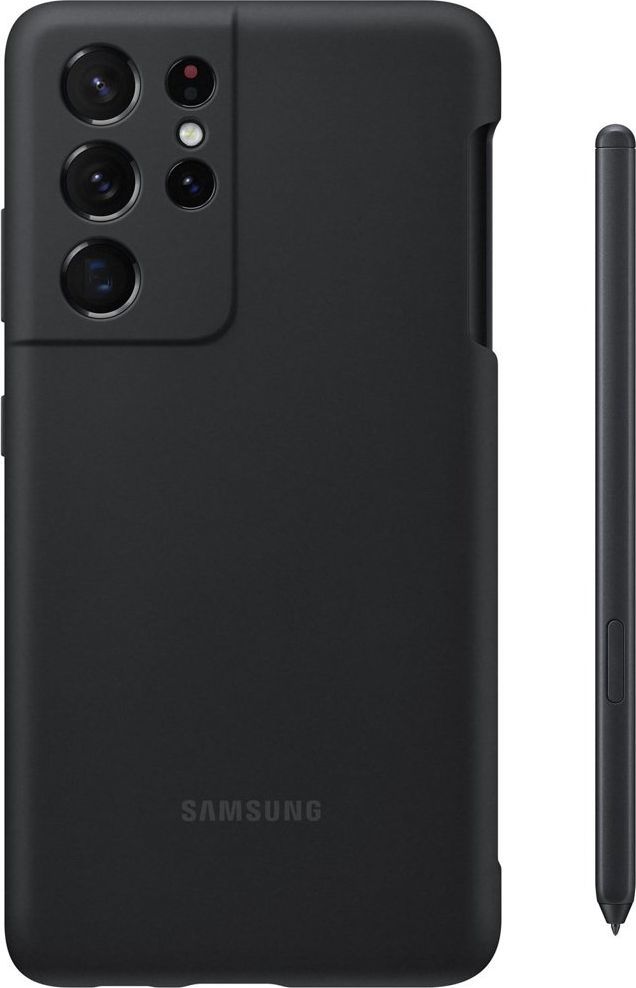  Samsung Etui Silicone Cover with S Pen Galaxy S21 Ultra Black (EF-PG99PTBEGWW) 1