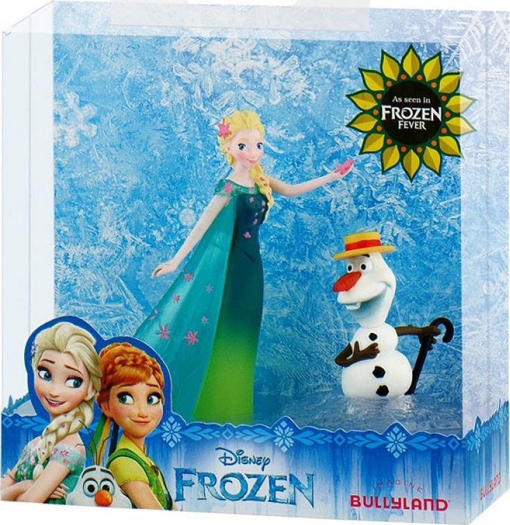 Figurka Bullyland Disney "Kraina Lodu" - Elsa i Olaf (12087) 1