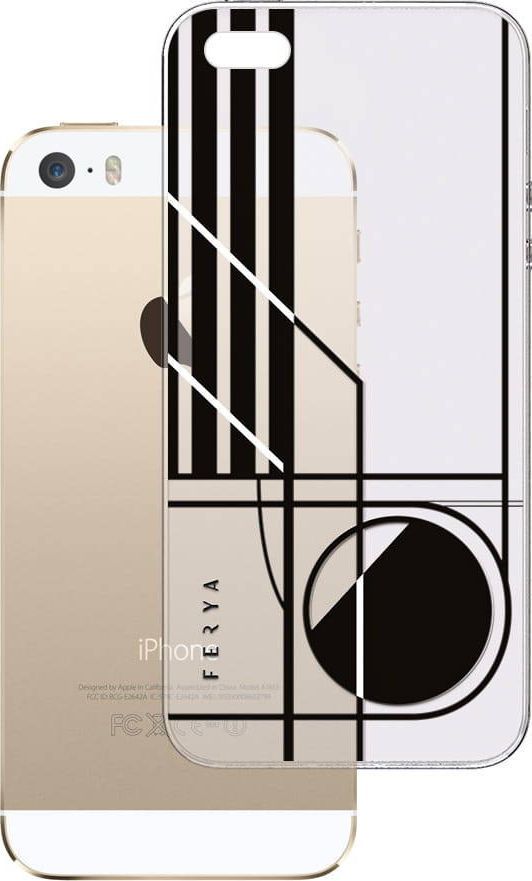 3MK Apple iPhone 5/5S/SE Ferya Armor CASE CIRCLE Black 1