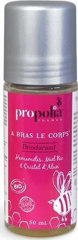Propolia Organiczny Dezodorant Roll-On - Oczar Wirginijski, Miód BIO & Kryształki Ałunu - Propolia 1