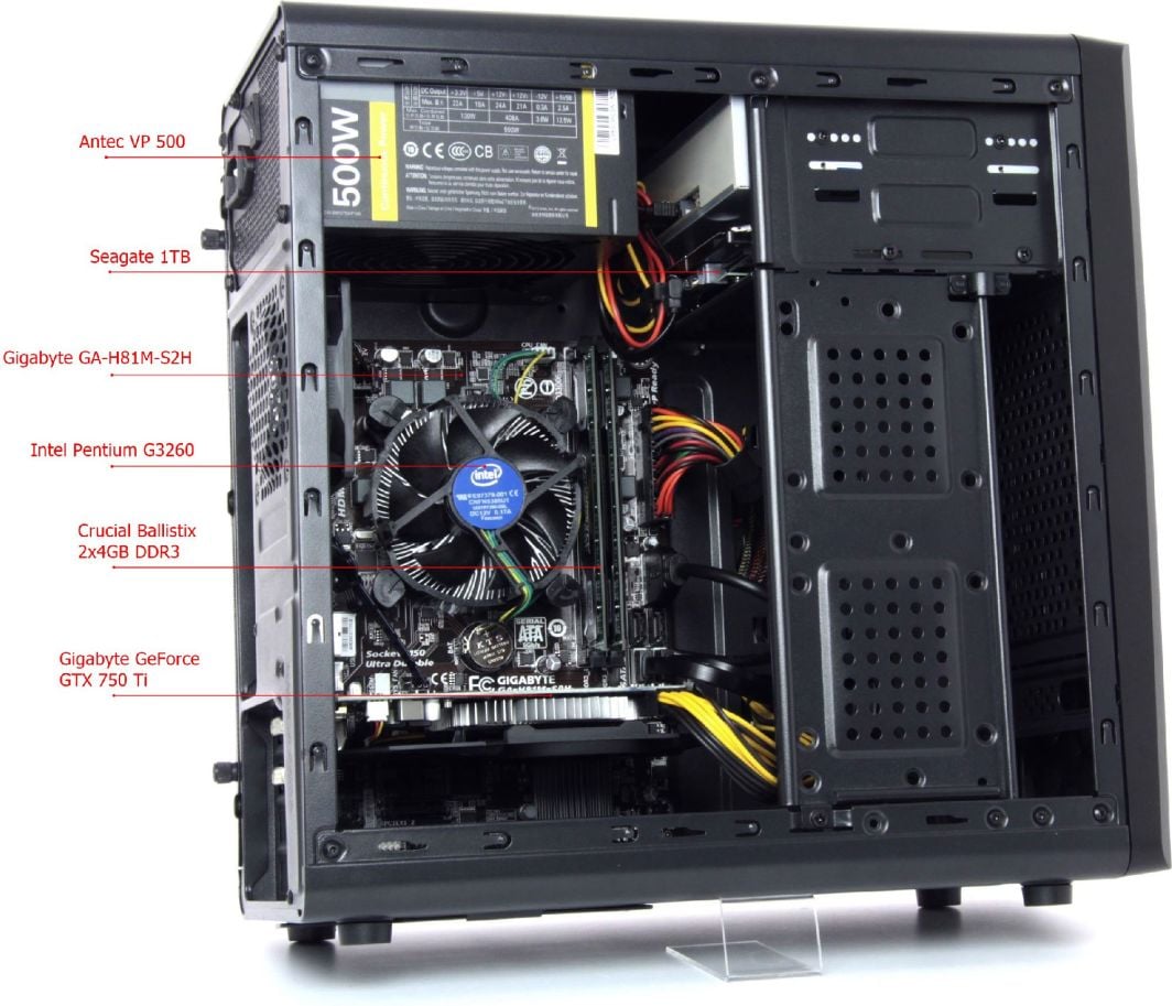 Komputer Pentium G3260, 8 GB, GTX 750 Ti, 1 TB HDD 1