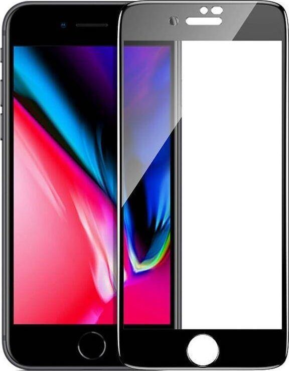 T-Phox SZKŁO T-PHOX 5D iPHONE 7+/8+ BLACK FULL GLUE 1