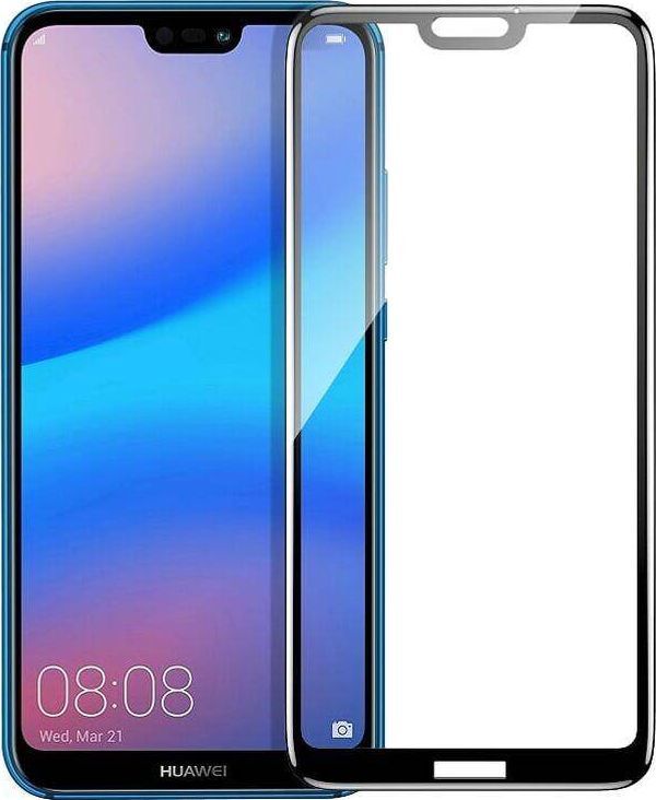 T-Phox SZKŁO T-PHOX 5D HUAWEI P20 LITE BLACK FULL GLUE 1