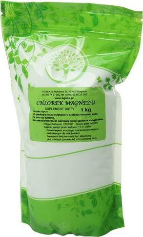 Agnex Chlorek magnezu sześciowodny 1kg AGNEX 1
