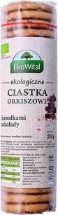 EkoWital Ciastka orkiszowe pełnoziarniste z kawałkami czekolady BIO 250 g Ekowital 1