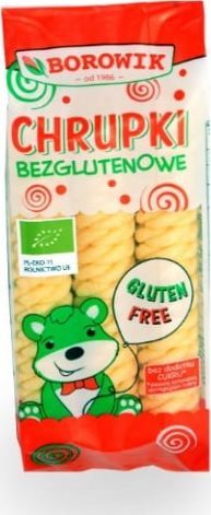 Biominki Chrupki kukurydziane skręcone bezglutenowe BIO 60g Borowik 1