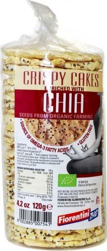 Fiorentini WAFLE KUKURYDZIANE Z CHIA BIO 120 g - FIORENTINI 1