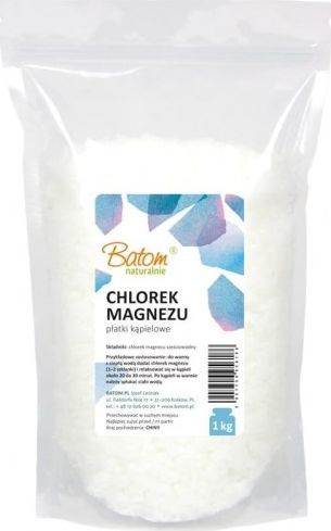 BATOM CHLOREK MAGNEZU PŁATKI KĄPIELOWE 1 kg - BATOM 1