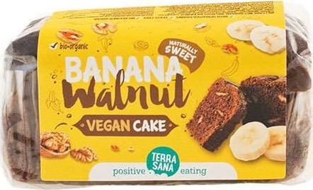 Terrasana CIASTO BANANOWE Z ORZECHAMI WŁOSKIMI BIO 350 g - TERRASANA 1