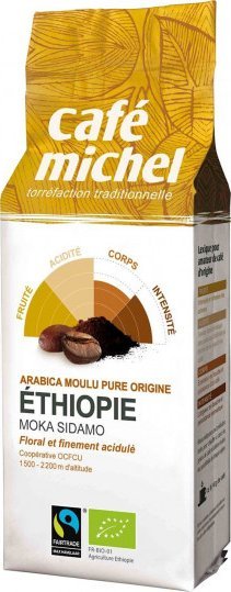 Kawa mielona Cafe Michel Ethiopie Fair Trade Bio 250 g 1