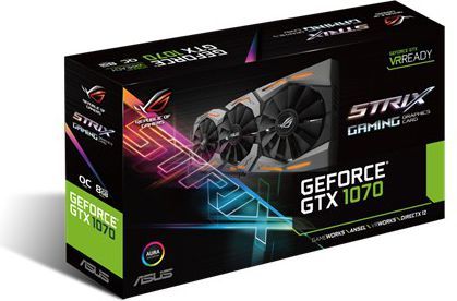 Asus GeForce GTX 1070 ROG 8GB GDDR5 (256 bit) 2x HDMI, 2x DP, DVI