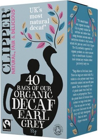 Clipper HERBATA EARL GREY BEZKOFEINOWA FAIR TRADE BIO 88 g (40 x 2,2 g) - CLIPPER 1