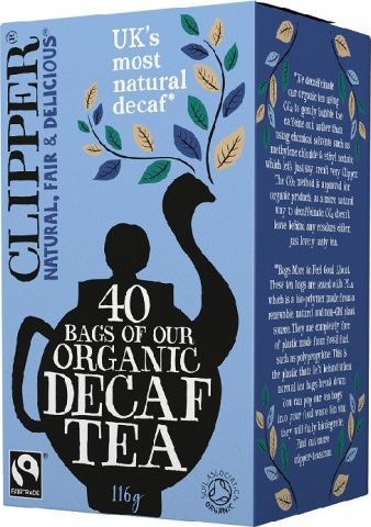 Clipper HERBATA CZARNA BEZKOFEINOWA FAIR TRADE BIO 116 g (40 x 2,9 g) - CLIPPER 1