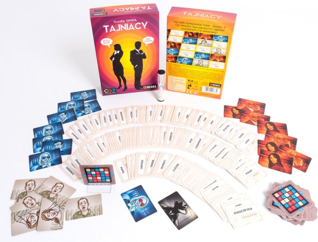 Tajniacy (Codenames) Gioco Da Tavolo In Polacco, Gioco Di Parole Per Famiglie E Feste, Edizione Rebel