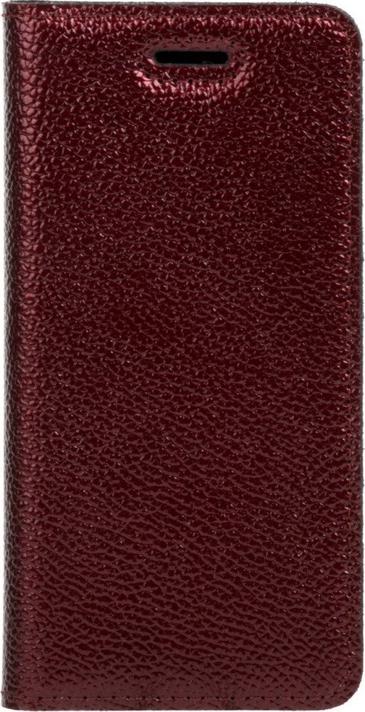 Surazo Etui na telefon Surazo ze skóry naturalnej Smart magnet RFID - Ferro Czerwony 1