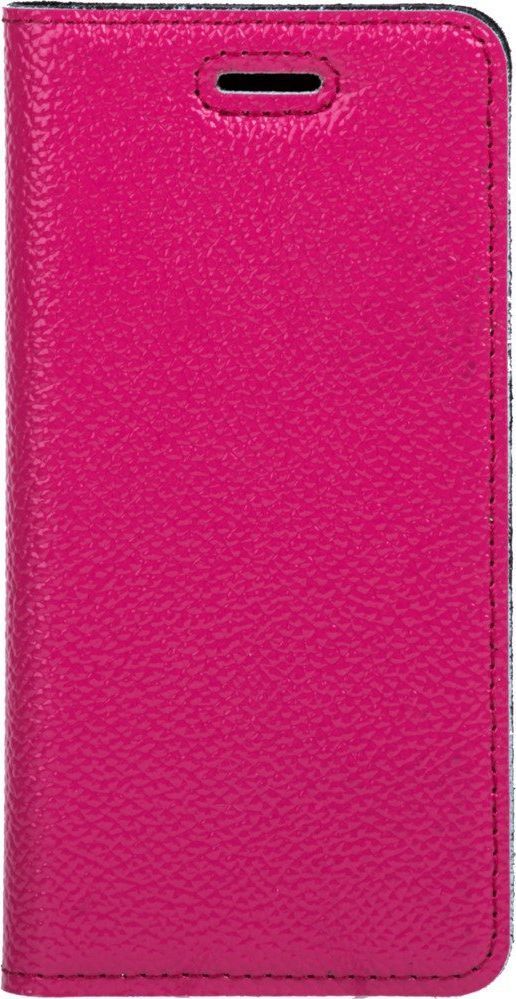Surazo Etui na telefon Surazo ze skóry naturalnej Smart magnet RFID - Ferro Różowy 1