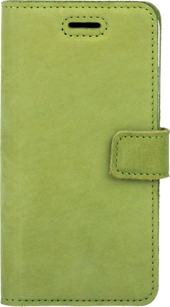 Surazo Etui na telefon Surazo ze skóry naturalnej Wallet case - Nubuk Zielony 1