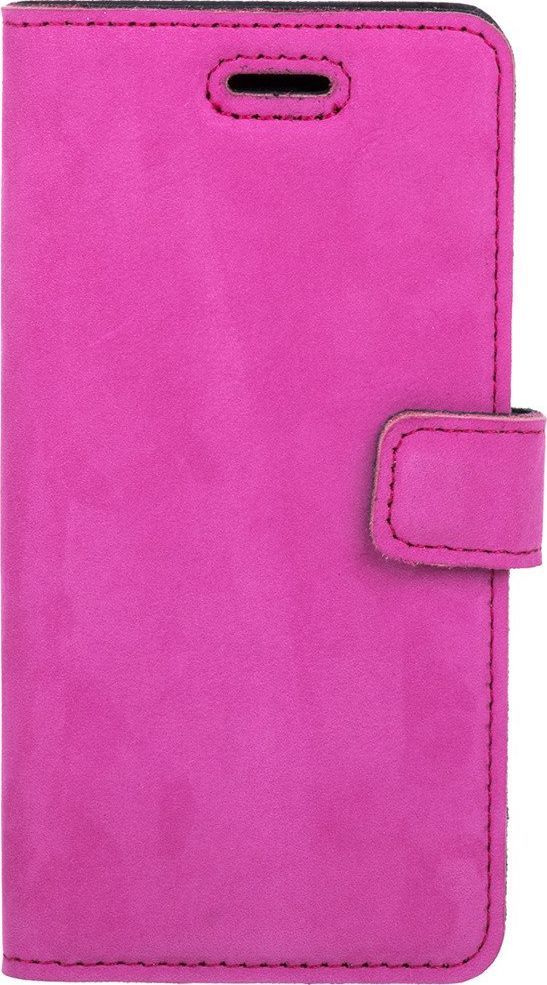 Surazo Etui na telefon Surazo ze skóry naturalnej Wallet case - Nubuk Różowy 1