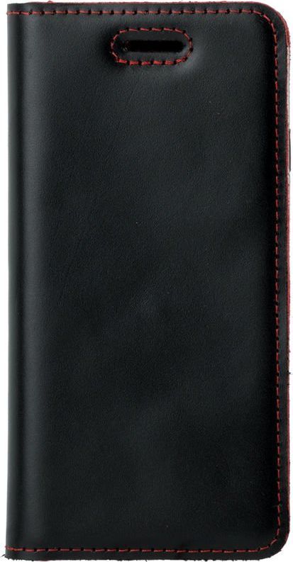 Surazo Etui na telefon Surazo ze skóry naturalnej Smart magnet RFID - Costa Czarny F1 1