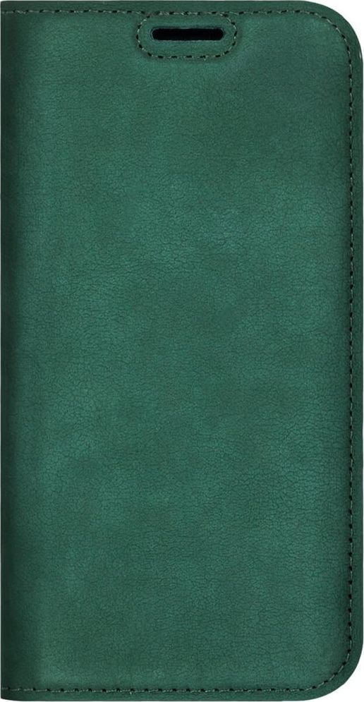 Surazo Etui na telefon Surazo ze skóry naturalnej Smart magnet RFID - Nubuk Ciemny zielony 1