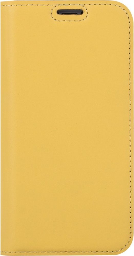 Surazo Etui na telefon Surazo ze skóry naturalnej Smart magnet RFID - Costa Żółta 1