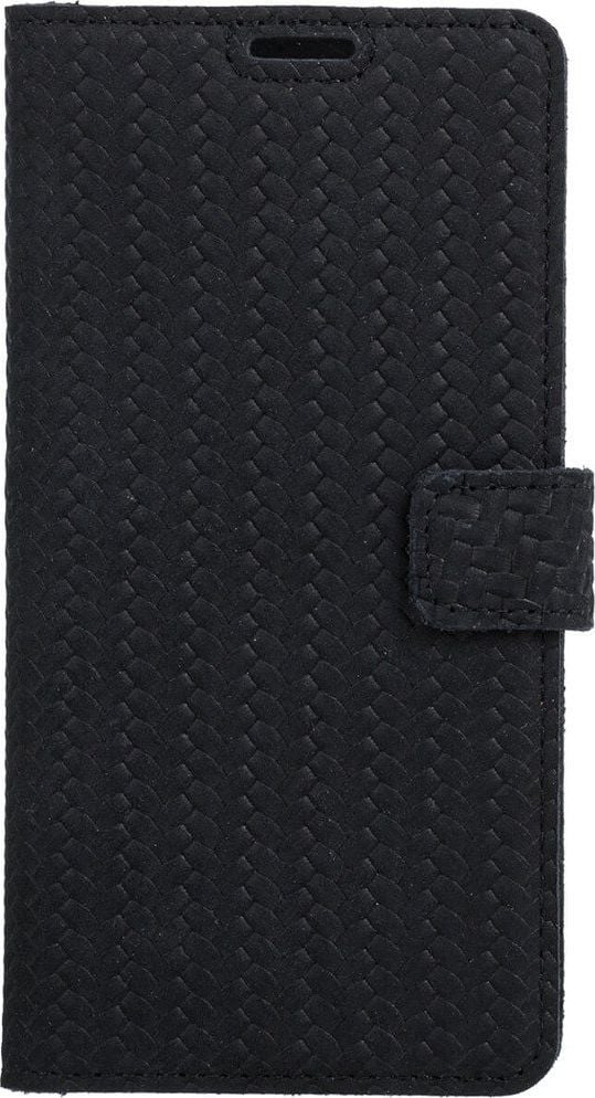 Surazo Etui na telefon Surazo ze skóry naturalnej Wallet case - Warkocz czarny 1