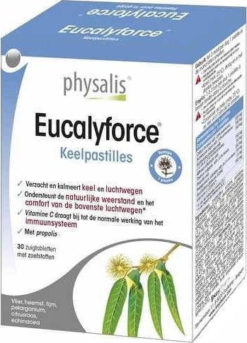 Physa Eucalyforte pastylki do ssania z eukaliptusem 30szt. 1