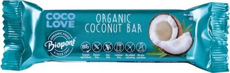 BIOPONT BATON KOKOSOWY BEZGLUTENOWY BIO 40 g - BIOPONT 1