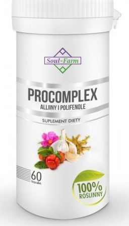 SOUL FARM PROCOMPLEX ALLIINY I POLIFENOLE 540 mg 60 KAPSUŁEK - SOUL FARM 1