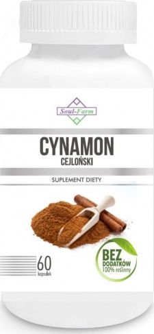 SOUL FARM CYNAMON CEJLOŃSKI EKSTRAKT 400mg 60 KAPSUŁEK - SOUL FARM 1