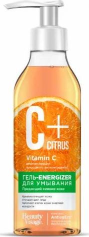 Fitocosmetics Żel-energizer do mycia twarzy z kompleksem przeciwstarzeniowym i witaminą C 1