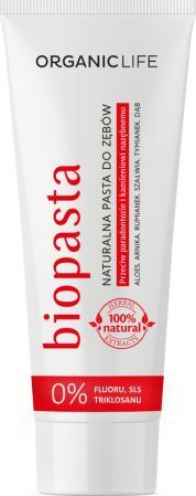Organic Life Naturalna pasta do zębów przeciw paradontozie i kamieniowi nazębnemu 1