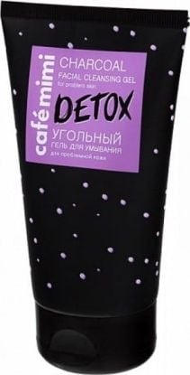  Cafe Mimi Żel do mycia twarzy z aktywnym węglem - DETOX - do skóry tłustej i mieszanej, 150 ml  1