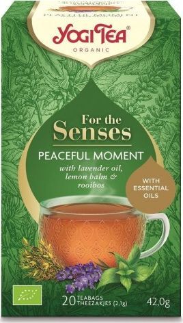 Yogi Tea HERBATKA DLA ZMYSŁÓW SPOKÓJ BIO (20 x 2,1 g) 42 g - YOGI TEA 1