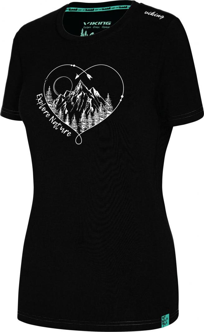 Viking Koszulka damska Bamboo Light Czarna r. S (500/22/5540/09/S) 1