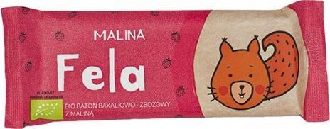 HELPA BATON BAKALIOWO-ZBOŻOWY Z MALINĄ BIO 37 g - HELPA 1