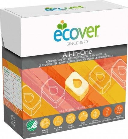 Ecover Tabletki do zmywarki All in one 25 szt BIO 500 g Ecover 1
